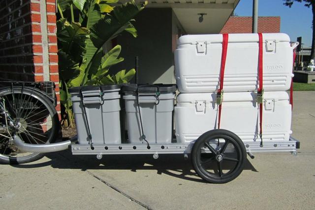 OCC food riders' 64A trailer with food containers